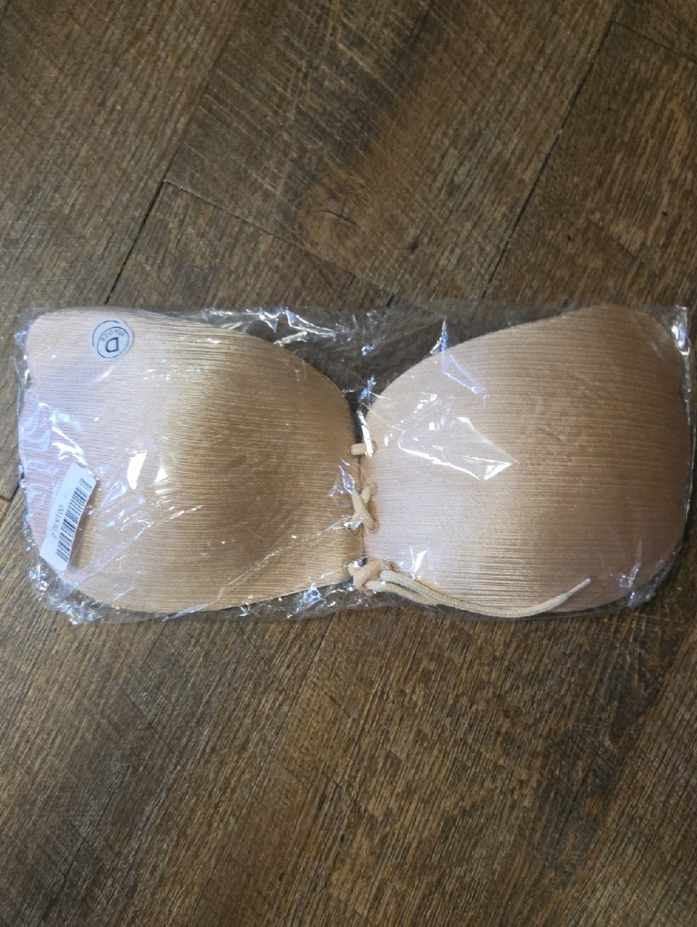 Strapless Adhesive Bandeau Bra - Nude/Beige